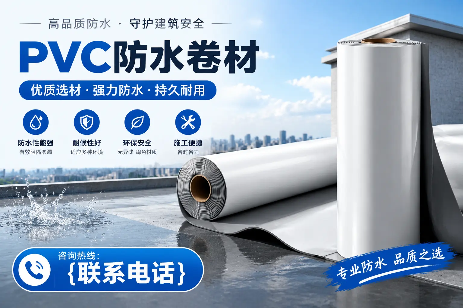 PVC防水卷材的选购技巧与注意事项,助您在贵港找到合适产品